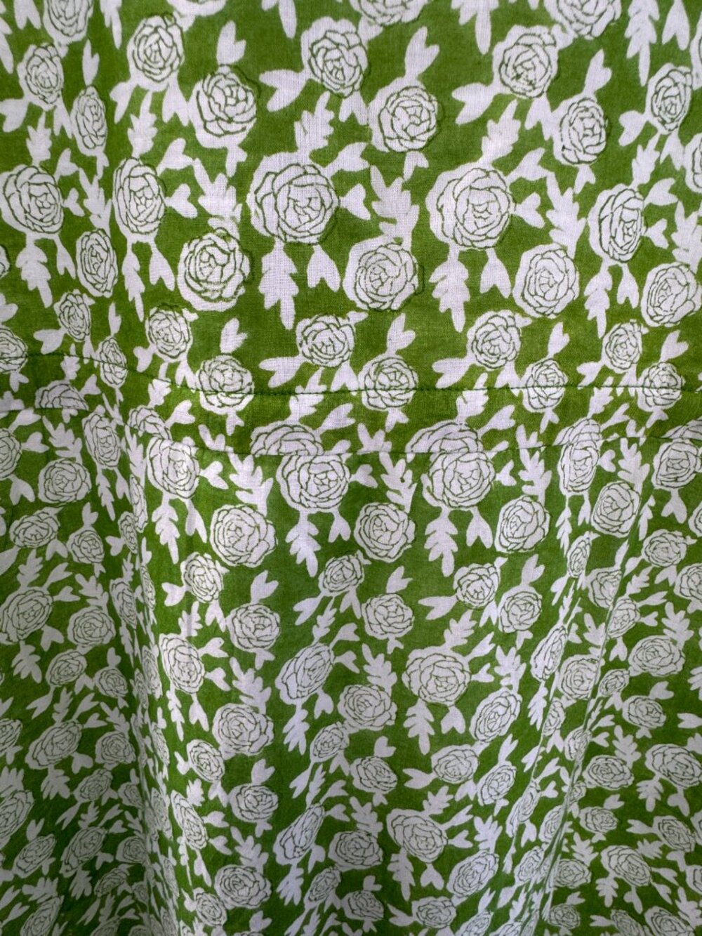 Olivia James the Label Green & White Floral Tiered Cottagecore Midi Dress Sz XS - Picture 11 of 16